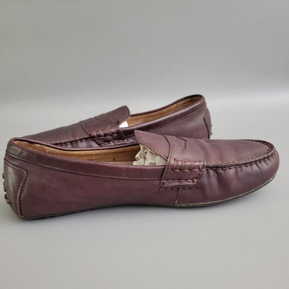 Polo Ralph Lauren Wes Mens Size 11 D Brown Slip On Shoes Driving Penny Loafers main image 9